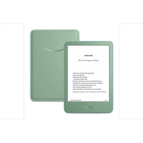 Amazon Kindle 2024, 6" (11th Gen) e-könyv olvasó – Ads 16GB (bontott doboz) (zöld)