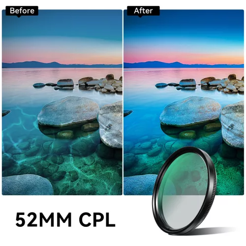 APEXEL APL-52CPL 52mm CPL polarszuro univerzalis klippel