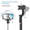 Apexel Okostelefon Stabilizáló Gimbal & Selfie bot / Monopod / Tripod - D6 Bluetooth Távirá