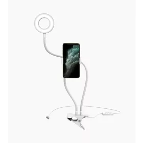   Apexel FL04 2in1 Mobil Asztali Tartó & Ring-LED Lámpa - Okostelefon & Ringhlight Asztali Rögzítő Vlog / Video/ Sminkeléshez