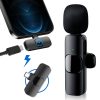 Apexel K8 2.4GHz Apple Lightning Vezeték nélküli Mikrofon Kit (Lightning / Apple iPhone csatlakozóval) | 1+1