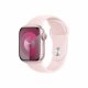 Apple Watch Series 9 GPS 41mm Sport Óra - Rózsaszín - S/M (MR933)