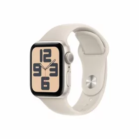   Apple Watch SE (2023) GPS 40mm Sport Óra - Fehér - S/M (MR9U3)