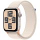 Apple Watch SE (2023) GPS 40mm Sport Óra - Fehér (MR9W3)