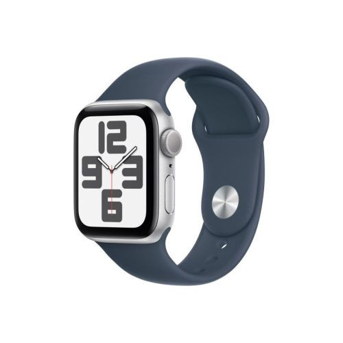 Apple Watch SE (2023) GPS 40mm Sport Óra - SötétSzürke, S/M (MRE13)