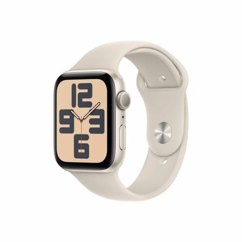 Apple Watch SE (2023) GPS 44mm Sport Óra - Fehér - M/L (MRE53)