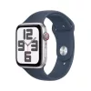 Apple Watch SE GPS + Cellular 44mm Alu tok, Storm Sport szíj M/L (ezüst)