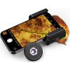 Apexel 100X Mikroszkóp objektív + LED - Mobil, Smartphone Microscope nagyító lencse Telefon-tartóval