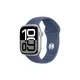 Apple Watch sorozat 10 GPS 42mm Alu tok, Denim Sport szíj M/L (ezüst)