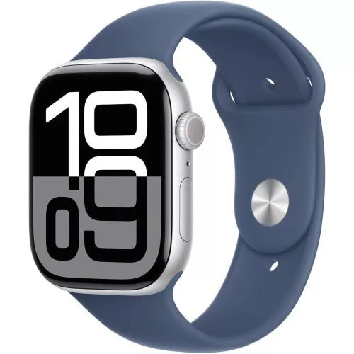 Apple Watch sorozat 10 GPS 42mm Alu tok, Cloud Sport szíj (ezüst)