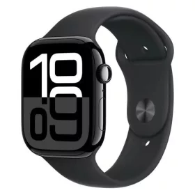   Apple Watch sorozat 10 GPS 42mm Alu tok, Sport szíj S/M (fekete)