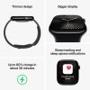 Apple Watch Series 10 GPS 42mm Sport Óra - Fekete - M/L (MWWF3)