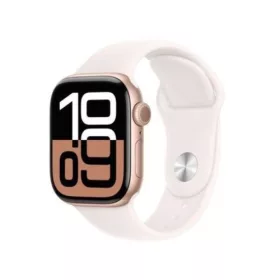   Apple Watch sorozat 10 GPS 42mm Alu tok, Light Blush Sport szíj M/L (rozéarany)