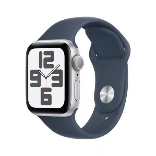 Apple Watch sorozat 10 GPS 46mm Alu tok, Denim Sport szíj M/L (ezüst)