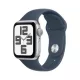 Apple Watch sorozat 10 GPS 46mm Alu tok, Denim Sport szíj M/L (ezüst)