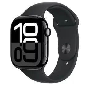   Apple Watch sorozat 10 GPS 46mm Alu tok, Sport szíj M/L (fekete)