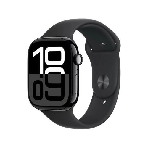 Apple Watch Series 10 GPS 46mm Sport Óra - Fekete - M/L (MWWQ3)
