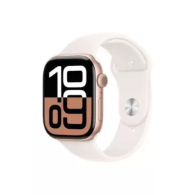   Apple Watch sorozat 10 GPS 46mm Alu tok, Light Blush Sport szíj S/M (rozéarany)