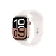 Apple Watch sorozat 10 GPS 46mm Alu tok, Light Blush Sport szíj S/M (rozéarany)