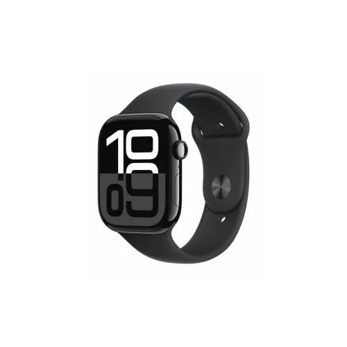 Apple Watch sorozat 10 GPS + LTE 46mm Alu tok, Sport szíj S/M (fekete)
