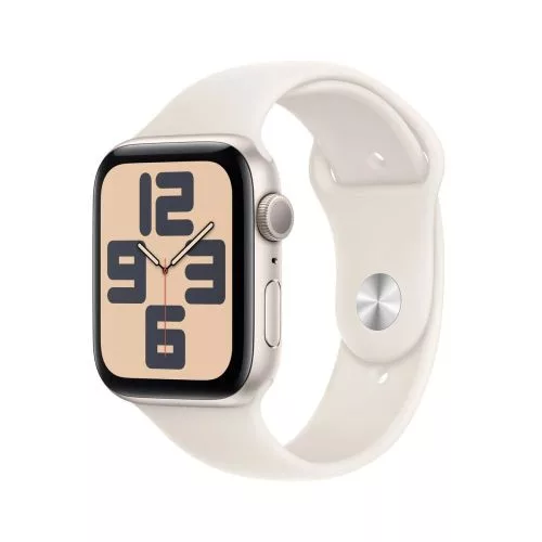 Apple Watch SE (2024) GPS 40mm Alu tok, Sport szíj S/M (csillagfény)