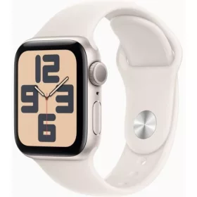   Apple Watch SE (2024) GPS 40mm Alu tok, Sport szíj M/L (csillagfény)