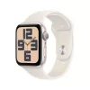 Apple Watch SE (2024) GPS 44mm Alu tok, Starlightt Sport szíj M/L (csillagfény)