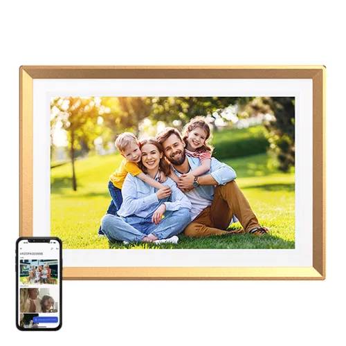 Arzopa 10.1" Digitális Képkeret /WiFi Funkció (Arany) (51602)