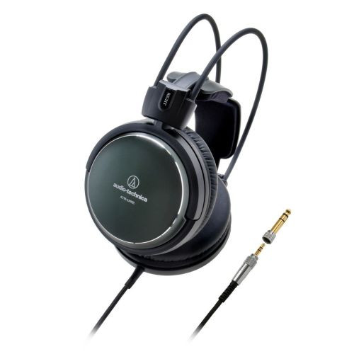 Audio-Technica ATH-A990Z Wired Over-Ear Fejhallgató - Fekete/Zöld