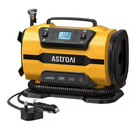   AstroAI hordozható kerékkompresszor 150 PSI, 12V DC / 110V AC