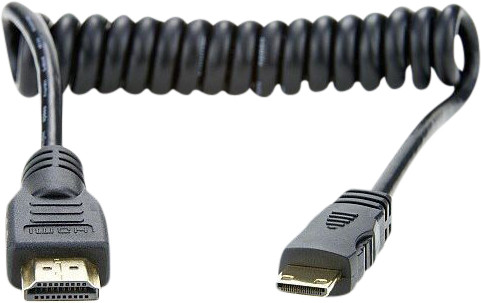 Atomos Tekercselt Mini HDMI - HDMI Kábel - 30cm