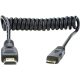 Atomos Tekercselt Mini HDMI - HDMI Kábel - 30cm