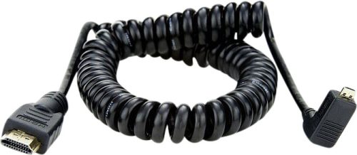 Atomos Coiled Right angle Micro HDMI- HDMI Kábel - 50cm