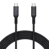 Aukey 100W USB-C Kábel, 1.8m, (Fekete) (CB-MCC102)