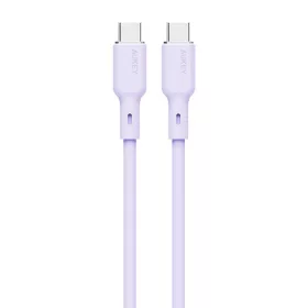 Aukey 100W USB-C Kábel, 1.8m, levendula (CB-SCC102)