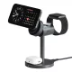 Aukey MagFusion 3in1 Vezeték Nélküli Töltő, 15W Qi2 (szürke) (LC-MC311)