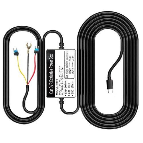 Azdome HT03 Hardwire Tápegység átalakító készlet - USB-C