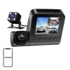 Azdome V600-3CH tripla kamerás Full HD autós menetrögzítő vidókamera
