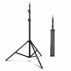   Fotóállvány / Vaku & LED Lámpa-tartó Alumínium - 210 cm Kamera Stúdió Állvány (1/4")
