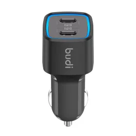 Budi 60W USB-C Autós Töltő, Dual Port (065R)