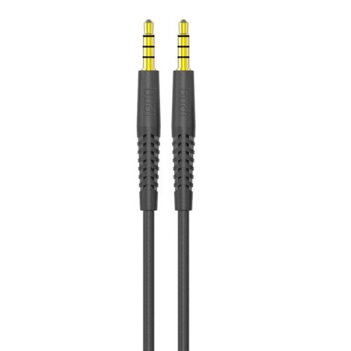 Budi AUX 3.5 mm mini jack-mini jack kábel, 1,2 m (Fekete)