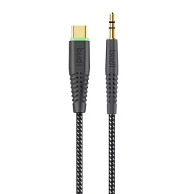 Budi USB-C és AUX kábel, 1,2 m (fekete)