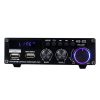 Blitzwolf AS-22 audio erősítő, 45W, Bluetooth 5.0, USB + távirányító (Fekete)