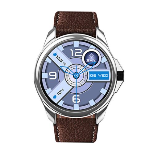 Blitzwolf BW-AT3 (Barna leather) Okosóra -Smartwatch