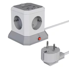   BlitzWolf Multifunkciós Asztali Töltő És Elosztó 4x230V, 2xUSB-A, 2xUSB-C (48544)