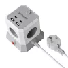 BlitzWolf Multifunkciós Asztali Töltő És Elosztó 4x230V, 2xUSB-A, 2xUSB-C (48544)