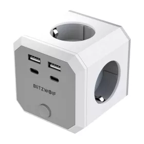   BlitzWolf 8in1 Hálózati Elosztó USB-A És USB-C Csatlakozó(50250)