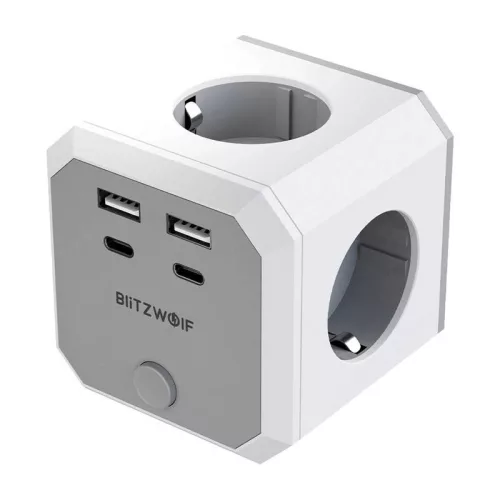 BlitzWolf 8in1 Hálózati Elosztó USB-A És USB-C Csatlakozó(50250)