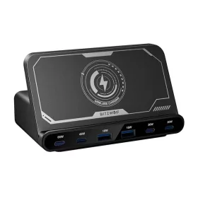   BlitzWolf Kompakt Asztali Töltő 2xUSB-A És 4x/USB-C Csatlakozó (BW-S27)