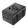 BlitzWolf BW-TA1 4 az 1-ben utazóadapter - 2x USB + USB-C + PD 20W